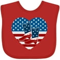 thumbnail image 3 of Inktastic USA Cowboy Boots Patriotic Boys or Girls Baby Bib, 3 of 4