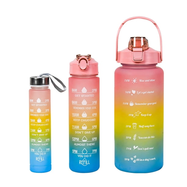 Puntoco Liquidación de artículos de cocina Botella de agua universal para fitness y deportes para hombres y mujeres Vaso de plástico para ciclismo