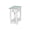 White-Blue, variant on Pemberly Row Contemporary Wood Chairside Table with Drawer in White/Gray