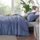 thumbnail image 2 of Juego de edredón Bedsure Infinity Blue, tamaño completo, 3 piezas, 2 of 7