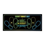 Bookk Squat Mat With Position 35x80cm Squat Mats Diatomaceous Earth Rubber Squat Mat For Home Yoga & Abs | Perfect For Squats Lunges & Core