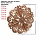 thumbnail image 3 of Muebles de madera Decoración de muebles Estilo Europeo Madera sólida Aplique Redondo Aplique Corazón Flor decorativa Figuras Miniaturas, 3 of 7