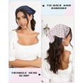 thumbnail image 3 of AWAYTR Tie-Back Triangle Tie Front Bandana Boho Multicolor 2 Pack, 3 of 7