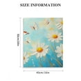 thumbnail image 3 of ZFLMY Daisies Butterflies Blue Background Canvas Print Wall Decor Ready to Hang for Home Living Room Bedroom Office, Perfect Gift Idea for Multiple Occasions 16x20in, 3 of 5