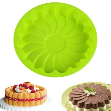 

Cake Mold Flower Crown Shape Cake Bakeware Baking Tools 3D Bread Pastry Mold WA
