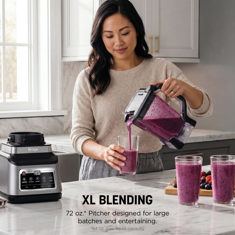 Ninja BN801 Kitchen System, Auto-IQ Technology, 72 oz. Pitcher
