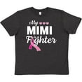 thumbnail image 3 of Inktastic Breast Cancer Awareness My Mimi is a Fighter Youth T-Shirt, 3 of 5