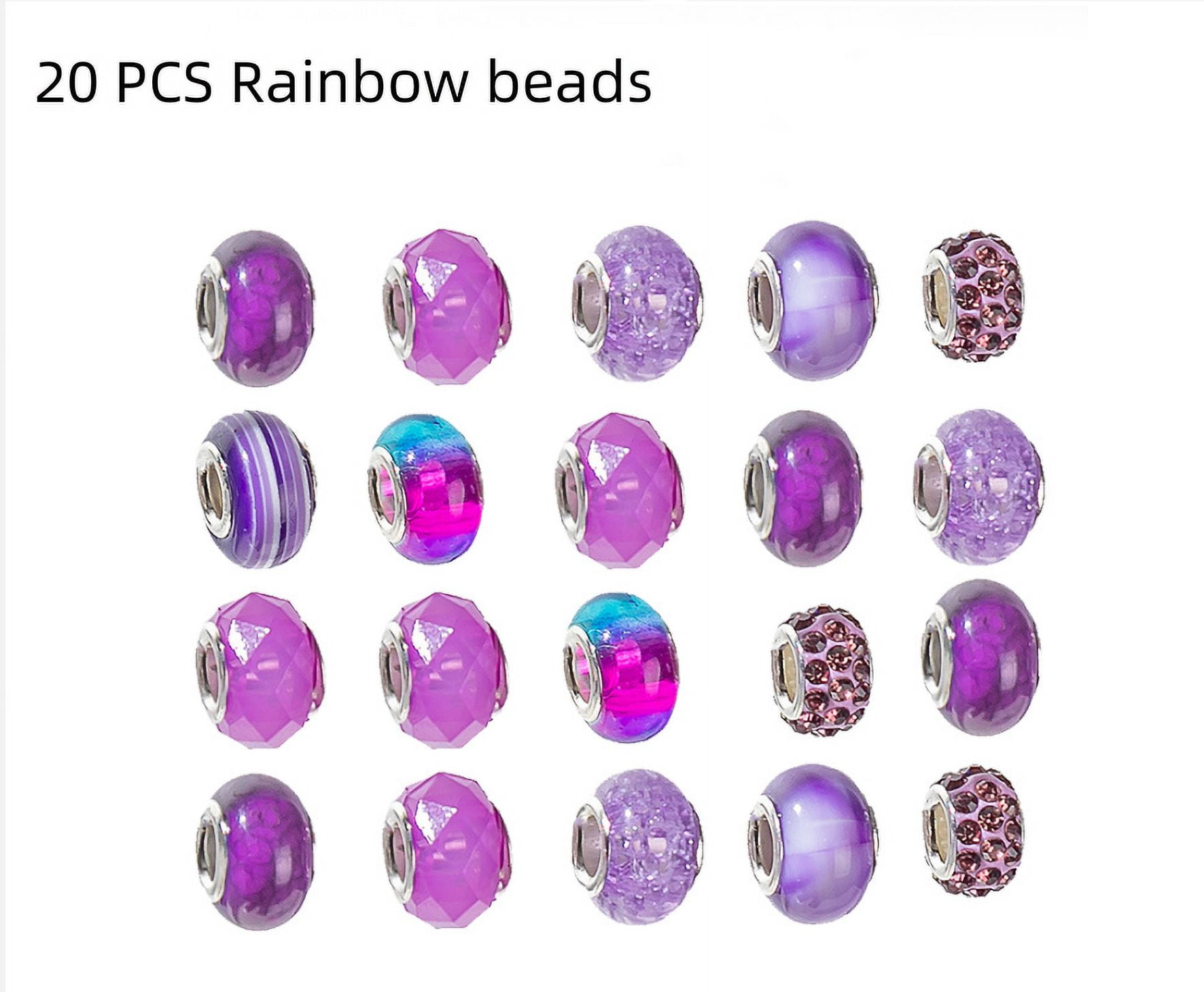 Girls Gifts for 6 7 8 9 10 Year Old, Charm Bracelet Making Kit,Kids DIY Arts Crafts Set for Girl Age 5-11 Birthday Gift DIY Jewelry Bracelet Toys for Teenage Girls(Purple)