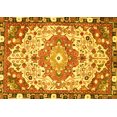 thumbnail image 1 of Ahgly Company Indoor Rectangle Medallion Yellow Traditional Area Rugs, 5' x 7', 1 of 4
