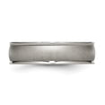 thumbnail image 4 of Titanium 6mm Satin Wedding Ring Band Jewelry Sz 7.5, 4 of 10