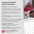 thumbnail image 6 of Pope Leo XIV | 2026 12x24" (Hanging) Monthly Square Wall Calendar | BrownTrout, 6 of 9
