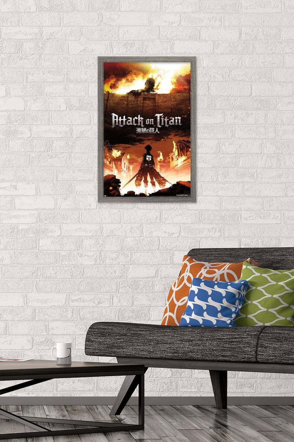 Attack on Titan - Fire Wall Poster