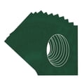 thumbnail image 3 of Green Suede Picture Frame Mat for 11x17 Frames - Oval Opening for 8.5x11 Photos - 10 Mats, 3 of 7