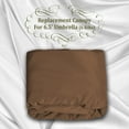 thumbnail image 6 of Sunrise Replacement Umbrella Canopy Cover for 6.5' 6 Ribs Outdoor Patio Market Umbrella, Canopy Only, (Brown), 6 of 6