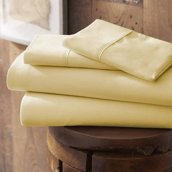 Merit Linens Modern Luxury Soft 4 Piece Deep Pocket Bed Sheet Set - California King - Gold