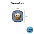 thumbnail image 3 of Cat Cute Chibi in Basket Travel Makeup Handbag Purse Small Pocket Compact Mirror, 3 of 7