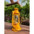 thumbnail image 5 of Vintage style Hurricane Lantern Antique Collectible Electric Decorative Lamp In yellow Colour., 5 of 7