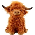 thumbnail image 1 of Pelúcia de Vaca Highland OROZCOR, pelúcia macia, 27 cm, marrom, 1 of 7
