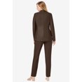 thumbnail image 2 of Jessica London Women's Plus Size Two Piece Single Breasted Pant Suit Set, 2 of 6