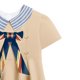 thumbnail image 4 of Vestido Ropa infantil Cos con botones, ropa de juego de rol para niñas, traje de fiesta de gran tamaño Kuymtek Caqui 6-7- años para Niña, 4 of 6