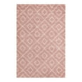thumbnail image 3 of Unique Loom Trellis Shag Collection Area Rug - Ruth (6' x 9' Rectangle Light Pink/Ivory), 3 of 11