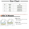 thumbnail image 3 of YWDJ Bras for Women with Underwear Back Closures Bras Size Small No Wire Sleep Bras Spaghetti Straps Half Cup Push up Wrap Comfy Bras Padded Bras Lounge Bras Khaki L, 3 of 9