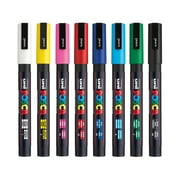 Posca 8-Color Paint Market Set, PC-3M Fine