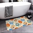 thumbnail image 2 of Bath Mat for Bathroom Autumn Thanksgiving Pumpkin Bathroom Rugs No Silp, Cover Floor Rug Floor Mat 16x24 lnches Bathroom Decorations, 2 of 3