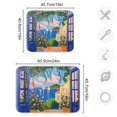 thumbnail image 4 of Yayeee Dish Drying Mat for Kitchen Counter 16"x18" Microfiber Absorbent Pad, Blue Window, 4 of 7