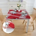 thumbnail image 2 of BANET Table Covers Christmas Pink Wipeable Kitchen Dinning Tabletop Decoration, Table Cloth for Outdoor and Indoor Use white, 2 of 7