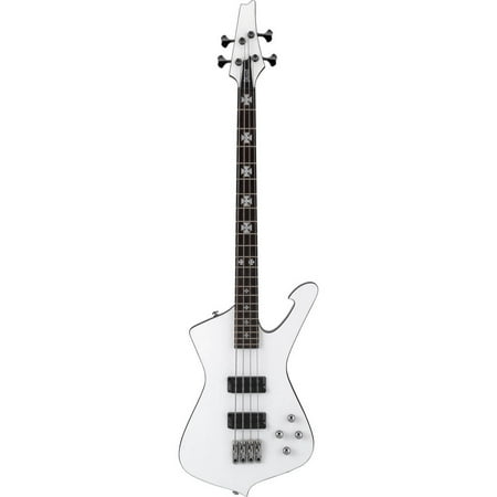 Ibanez Sharlee D'Angelo Signature SDB3 Electric Bass Guitar, Bound Rosewood Fretboard, Pearl White
