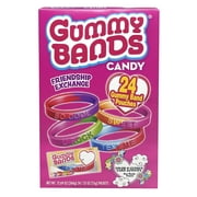 Flix Candy Gummy Bands Candy, 12.69 oz, 24 Count