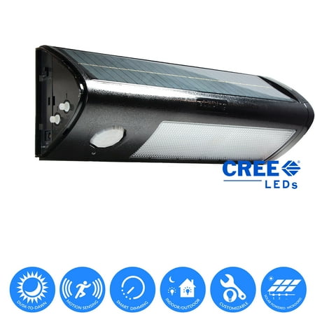 Solar Powered Self Contained Motion Sensor Activated Dusk To Dawn Solar Powered Self Contained Motion Sensor Activated Dusk To Dawn Cree Led Flood Light
