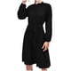 thumbnail image 1 of Vestido de cuello redondo de color sólido de manga larga de color sólido de moda sexy casual para mujer Fridja  yut6609, 1 of 7