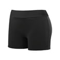 thumbnail image 2 of Augusta Sportswear Women's Enthuse Volleyball Short, Black, XXL, 2 of 2