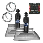 Bennett Marine Bolt Electric Trim Tab System 12 x 12, Includes Integrated Helm Control, Actuators, Wires Harnesses and Mounting Hardware, Complete Kit BOLT1212, 12V DC - FO4321