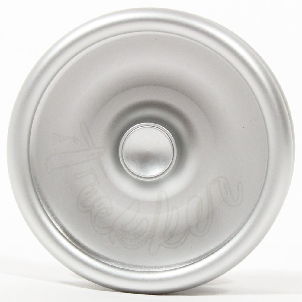 Zero Gravity Trekker Yo-Yo - 7075 Aluminum - Slim Line YoYo (Clear with Silver XT Cap)