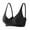 Black, variant on V Neck Wireless Bras for Women No Underwire Lightly Lift Womens Bras Soft Comfort Seamless Bralettes (Coffee, 32A-32C)