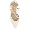thumbnail image 5 of Journee Womens Galvinn Crisscross Strap Pointed Toe Pumps, Widths Available, 5 of 9