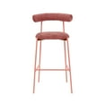 thumbnail image 3 of Liliana Mauve Velvet Bar Stool, 3 of 6