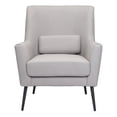 thumbnail image 3 of ZUO Ontario Modern Accent Chair in Gray, 3 of 8