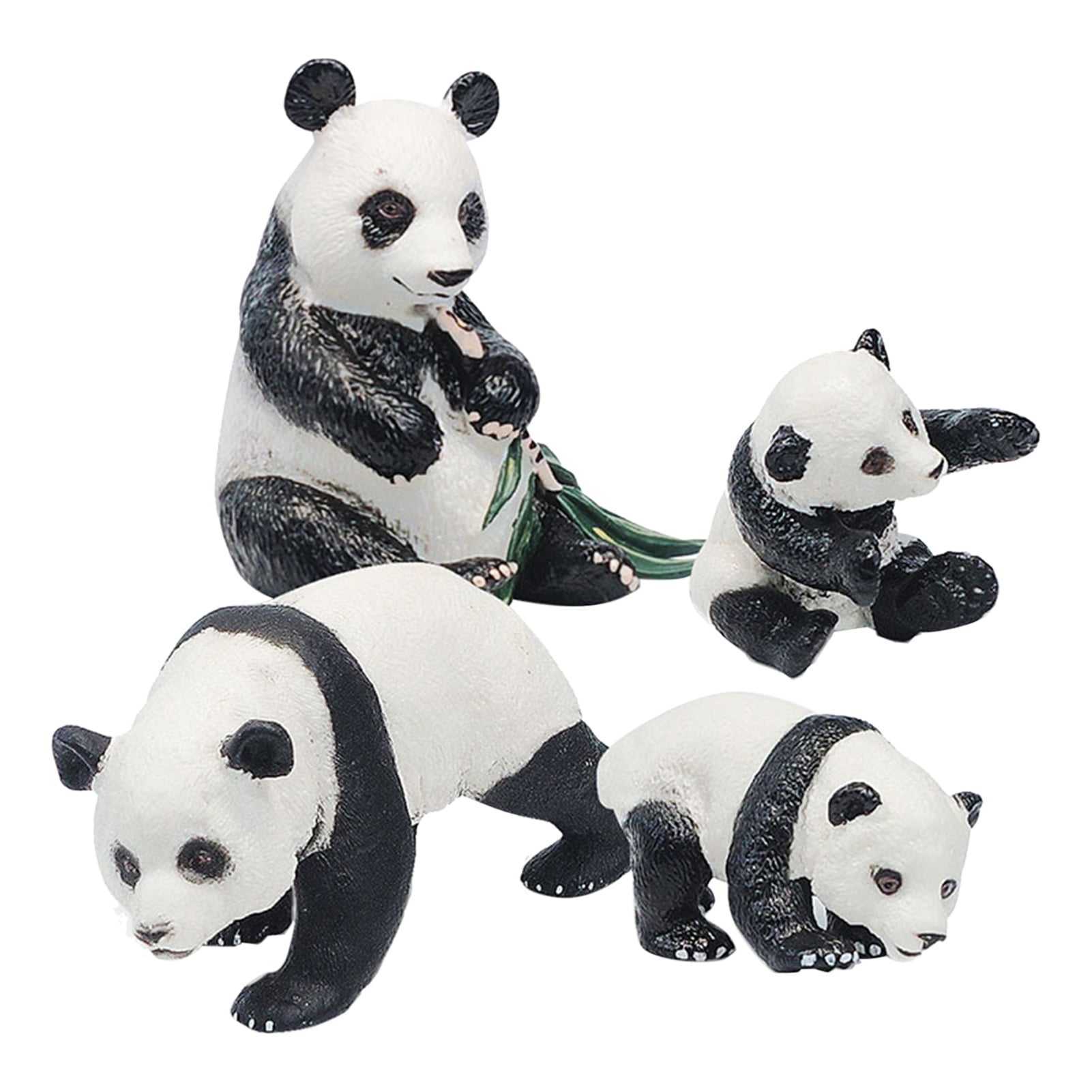 Compra online de Modelo panda realista forma moda bela festa home  artesanato sólido simulação de decoração panda figura brinquedo