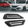 thumbnail image 2 of Unique Bargains 2 Pcs Chrome Adhesive Car Side Fender Vent Air Flow Decoration Sticker 17 x 4.5cm, 2 of 3