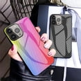 thumbnail image 5 of SaniMore Cover Compatible with iPhone 14 Pro 6.1" 2022, Rugged Carbon Fiber Glass Backplane Shockproof TPU Bumper Luxury Eye-catching Anti-drop Heavy Duty Protective Case For iPhone 14 Pro, Black, 5 of 10