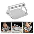 thumbnail image 6 of Stainless Steel Burger Press Heavy Duty Burger Smasher Grill Meat Press for Griddle Grill Cooking, 6 of 6