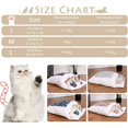 thumbnail image 4 of Arena para mascotas NQ Saco de dormir extraíble y lavable edredón para gatos caseta para gatos azul M, 4 of 4