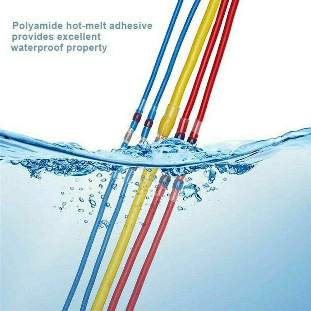 50/800Pcs Solder Seal Sleeve Heat Shrink Wire Connectors Terminals Waterproof 50Pcs