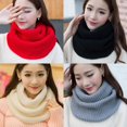 thumbnail image 1 of Bufanda cálida para mujer, bufandas, calentador de invierno, cuello de punto grueso, 1 of 9
