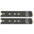 thumbnail image 2 of 2 uds para SATA M.2 NGFF SSD a 2010 2011 para OS X Air A1370 A1369 tarjeta adaptadora convertidora (12 + 6 contactos), 2 of 8