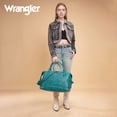thumbnail image 4 of Wrangler Duffel Bag Large Travel Weekender Bag for Women Waterproof Carry on Overnight Bag for Gym,Trips,Weekends, Turquoise, 4 of 7